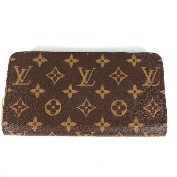 LOUIS VUITTON M41895 Monogram Zippy Wallet, Round Zip Long Canvas